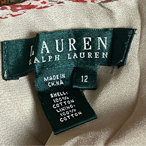 Lauren Ralph Lauren Paisley Flowing Women's Skirt - Picture 5 of 7